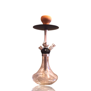 シーシャ・水タバコ　HOOKAH-PE-1003　シリバー＆ブラック