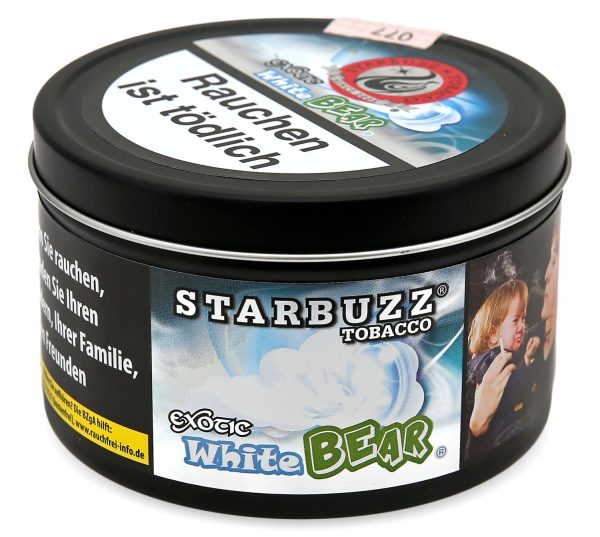 ホワイトベアー (White Bear) スターバズ STARBUZZ　シーシャ・水タバコ　フレーバー 100g