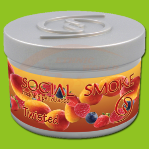 ツイステッド　（TWISTED) 　SOCIAL SMOKE　 ソーシャルスモーク　シーシャ・水タバコ用フレーバー　100g