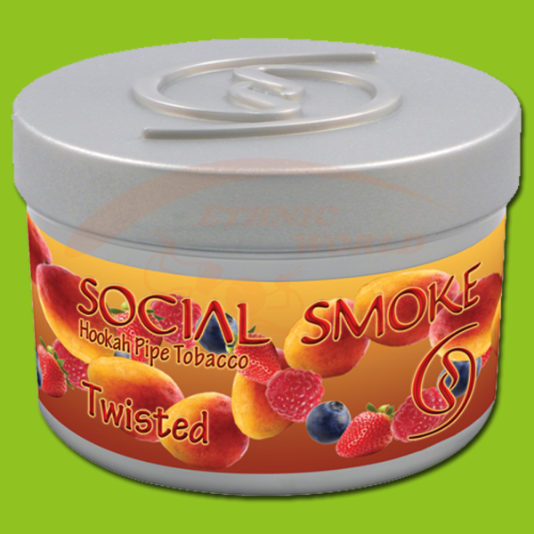 ツイステッド　（TWISTED) 　SOCIAL SMOKE　 ソーシャルスモーク　シーシャ・水タバコ用フレーバー　100g